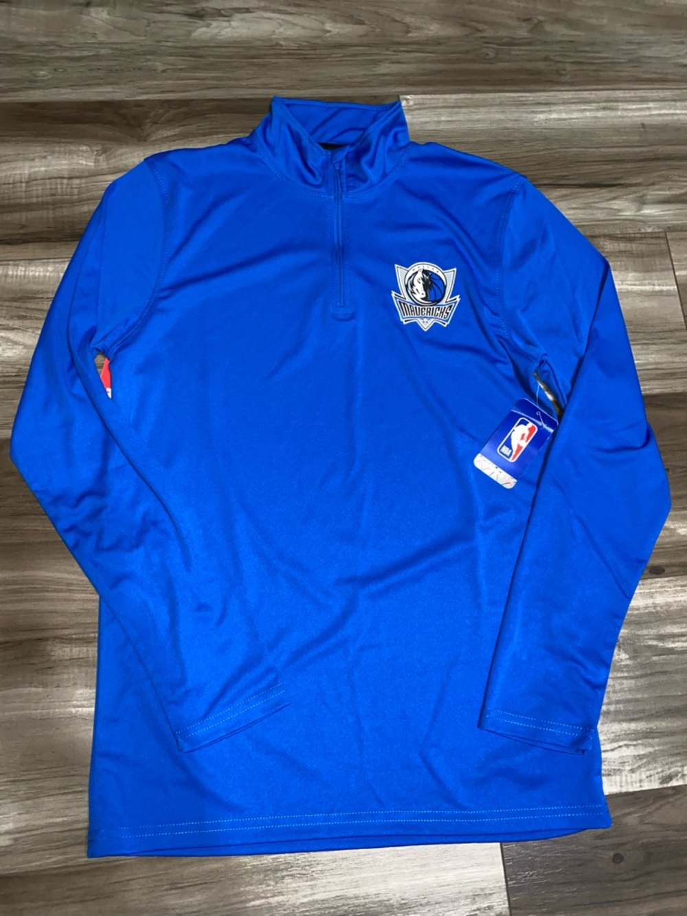 NBA Dallas Mavericks Royal Blue Quarter-Zip Pullover